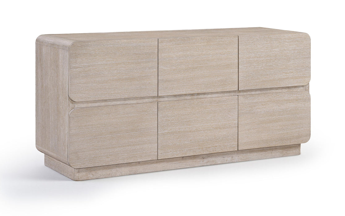 Adagio - Solid Wood And Oak Veneer Dresser - Natural