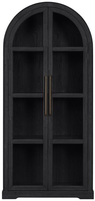 Corva - Solid Wood, Oak Veneer And Stainless Steel Storage Cabinet