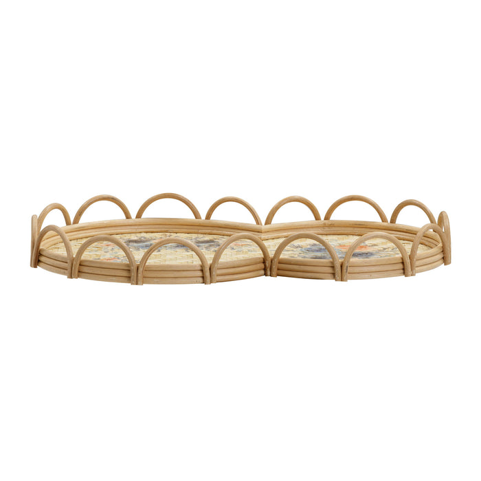 Corey - Figure Eight Bamboo Tray - Multi