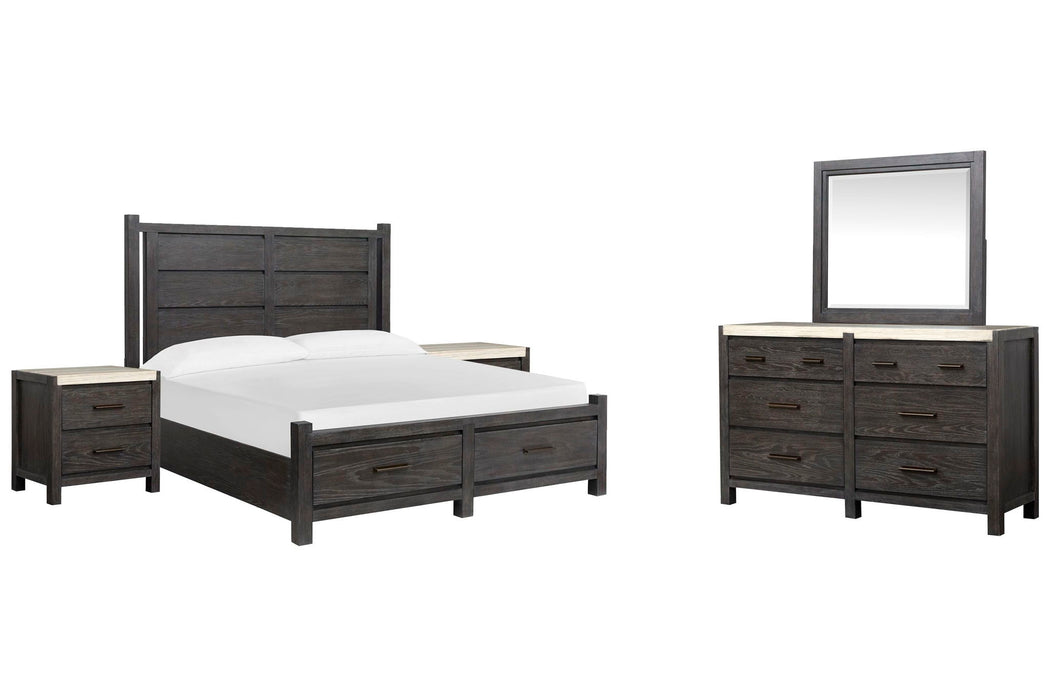 Plum Creek - Panel Storage Bedroom Set