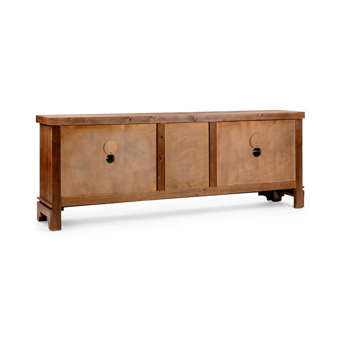 Amita - 3 Drawer 4 Door Cabinet - Brown