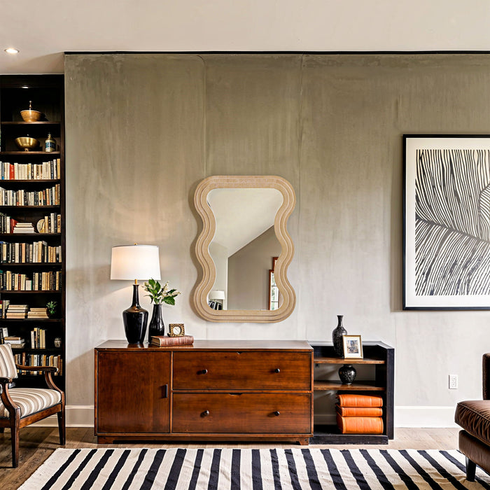 Bellagio - Oak Veneer Mirror