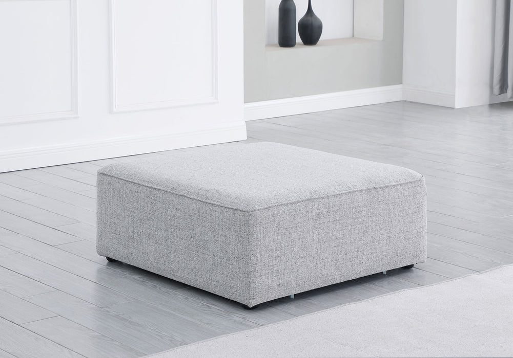 Cube - Linen Ottoman