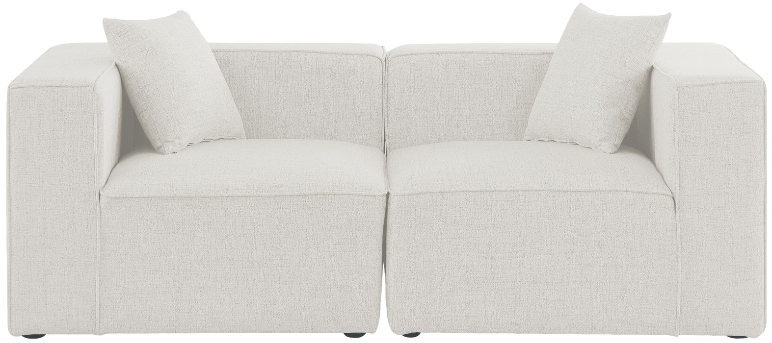 Cube - Linen Modular 2 Seat Sofa