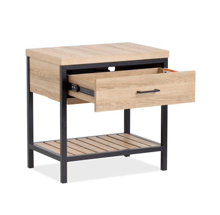 Bastain - Open Nightstand - Putnum Ivory