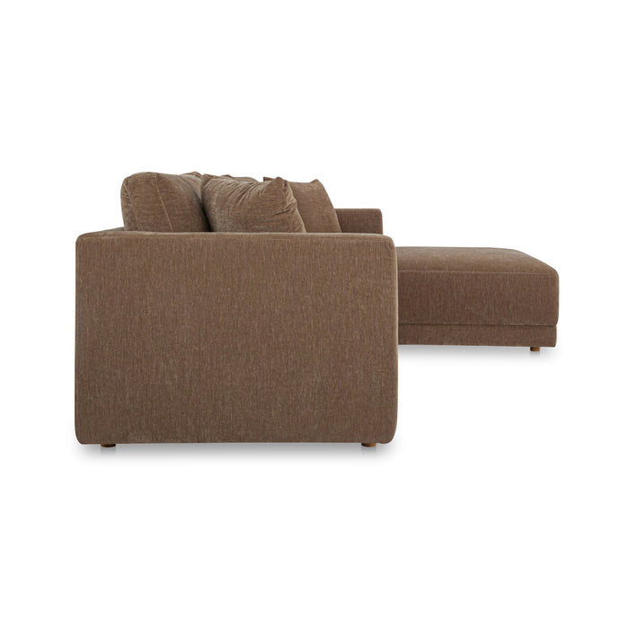 Bryn - Sectional Camel Right Stationary Sofa - Camel