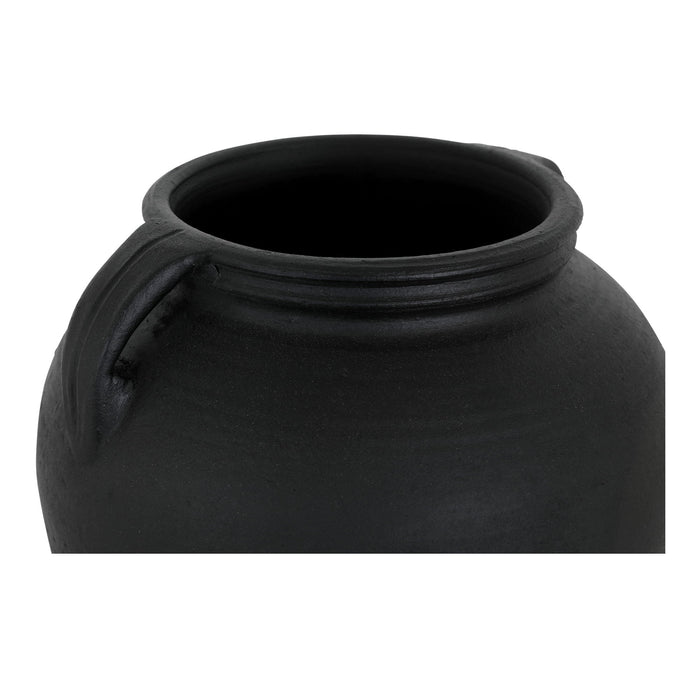 Jovi - Terracotta Vase - Black
