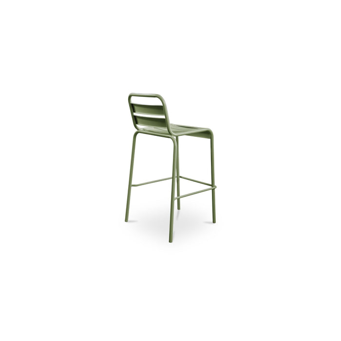 Kade - Outdoor Bar Stool (Set of 2) - Green
