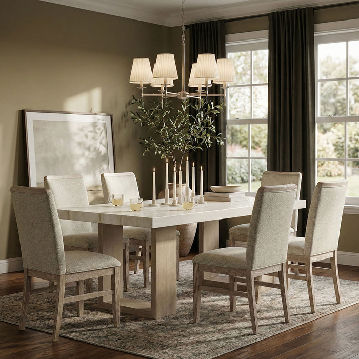 Ananda - 84" Marble Dining Table