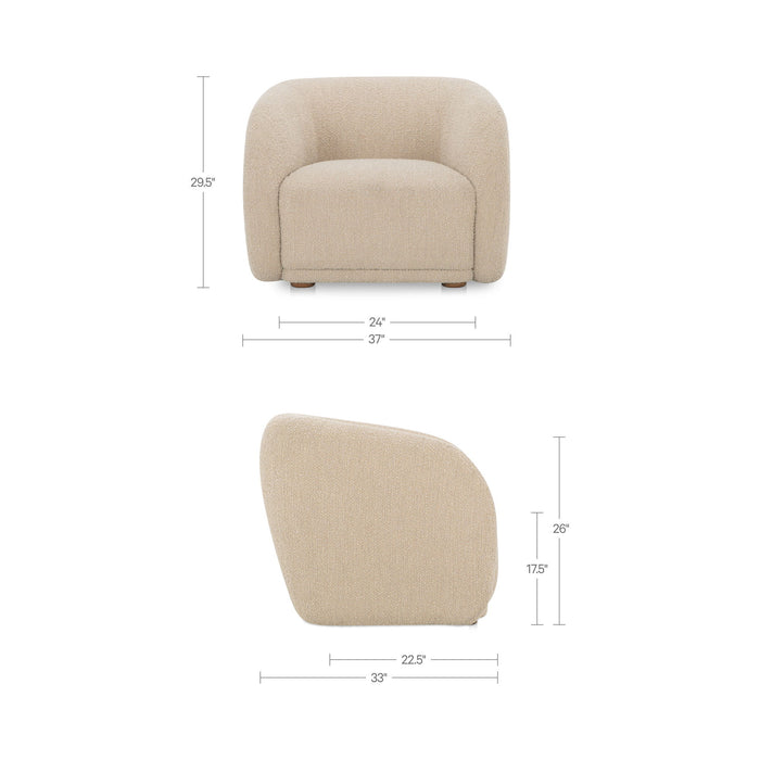Faye - Accent Chair - Beige