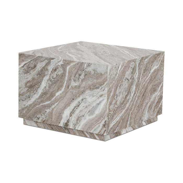 Lou - Outdoor Coffee Table - Light Brown / Beige