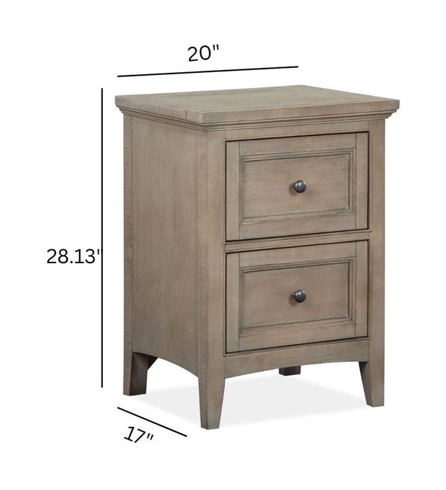 Paxton Place - Small Drawer Nightstand - Dovetail Gray