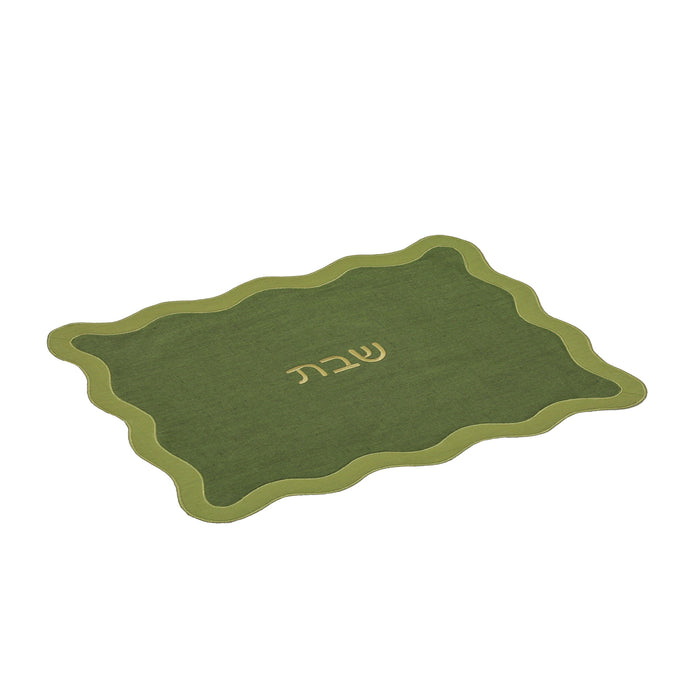 Organic Cotton / Linen Wavy Challah Cover
