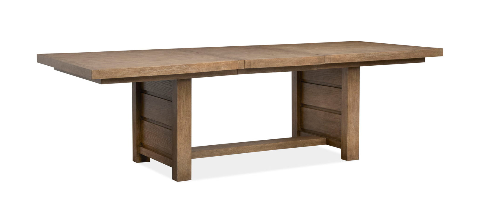 Plum Creek - 6 Piece Extendable Trestle Dining Table Set