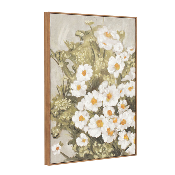 Widflowers - Canvas Art - Beige