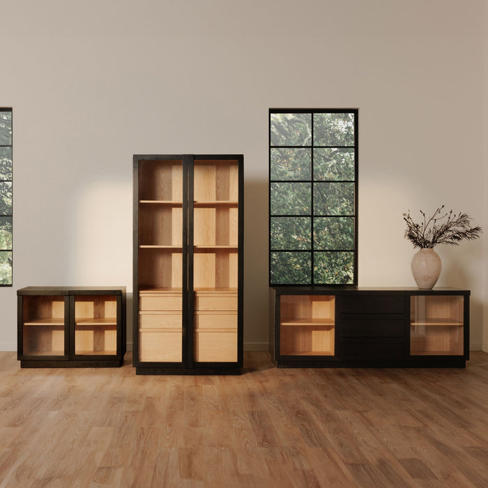 Charlotte - Tall Cabinet - Black