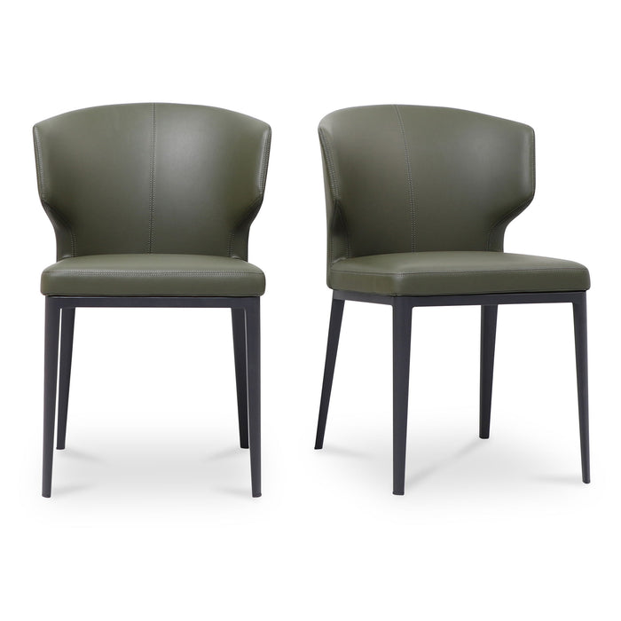 Delaney - Dining Chair (Set of 2) - Dark Green