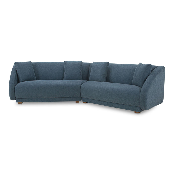 Fraser - 2 Piece Modular Sofa - Deep Blue