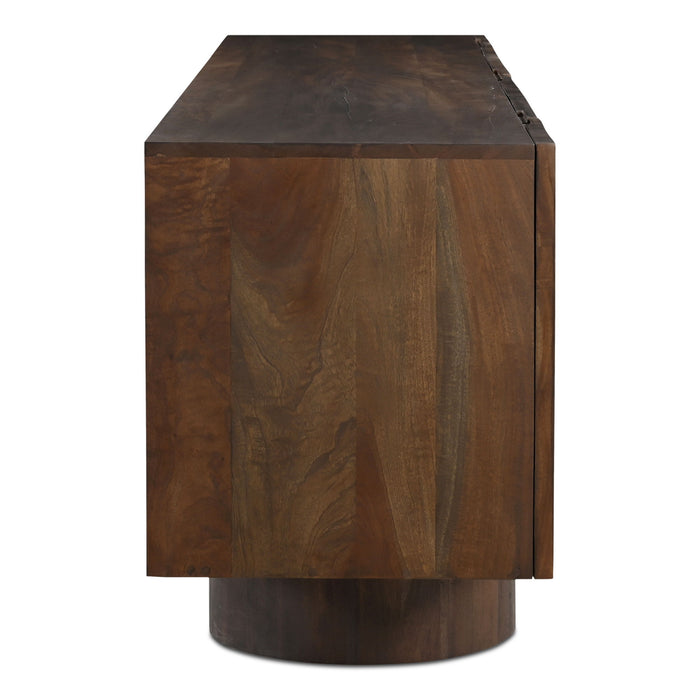 Hadley - Media Unit - Warm Brown