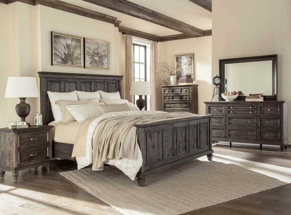 Calistoga - Mirror In Weathered Charcoal - Weathered Charcoal
