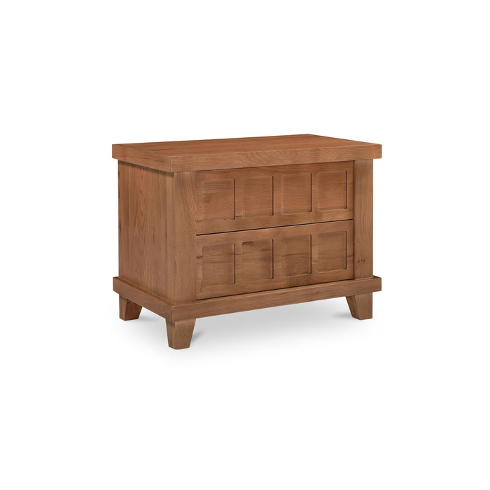 Enya - Nightstand - Red / Oak