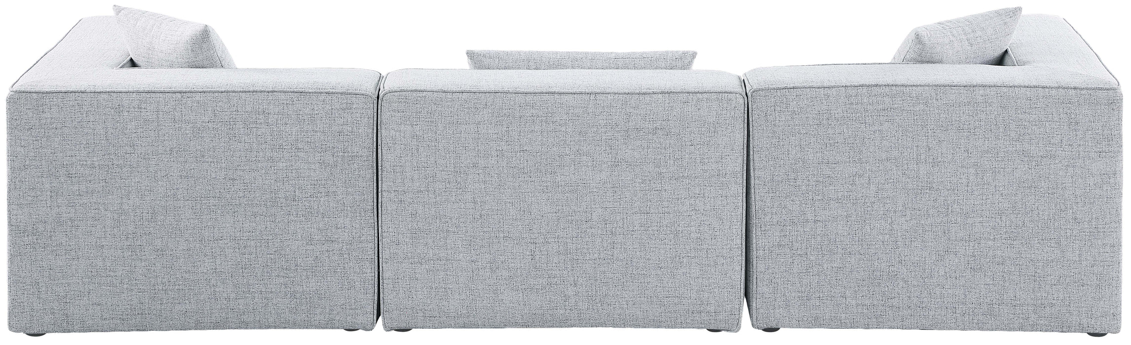 Cube - Linen Modular 3 Seat Sofa