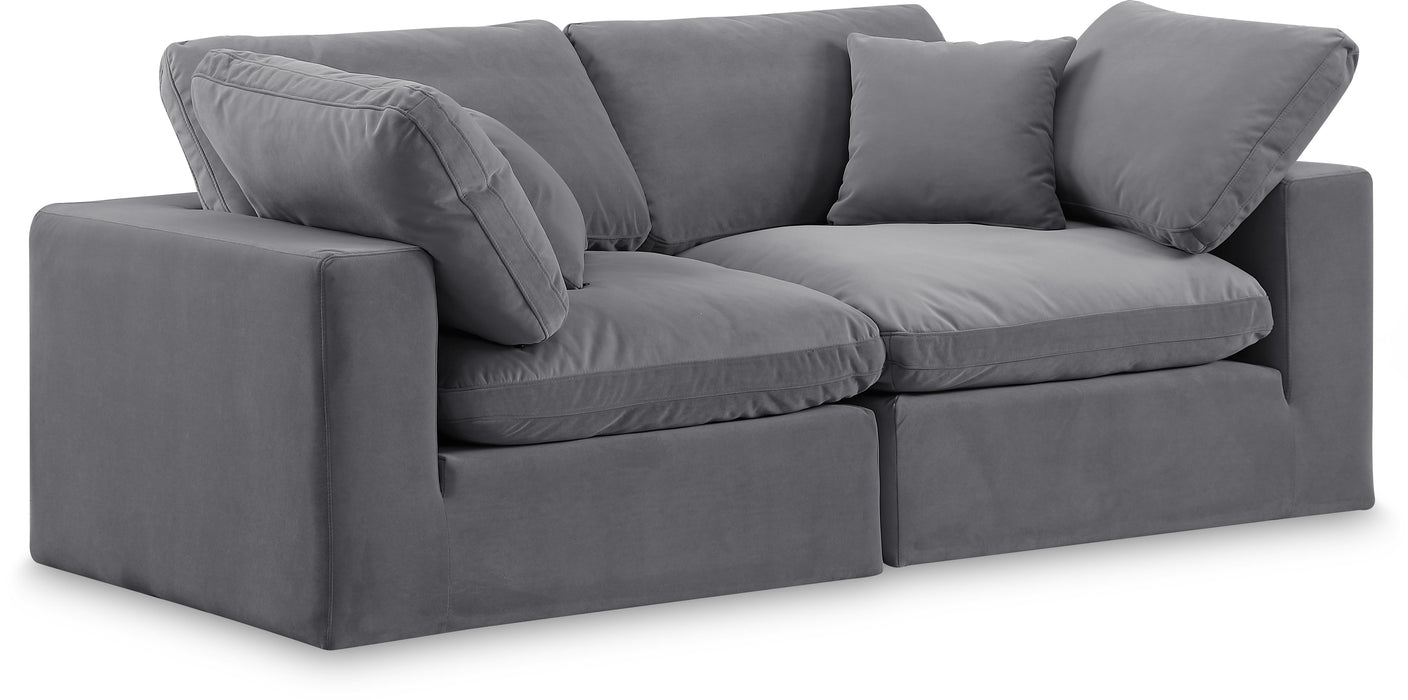 Comfy - Velvet Modular Sofa 2 Seats