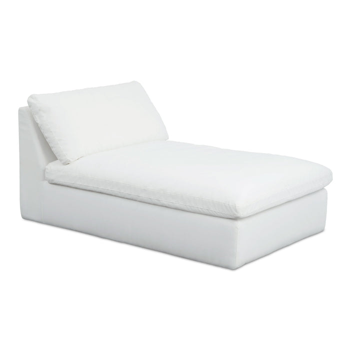 Miles - Outdoor Chaise - White
