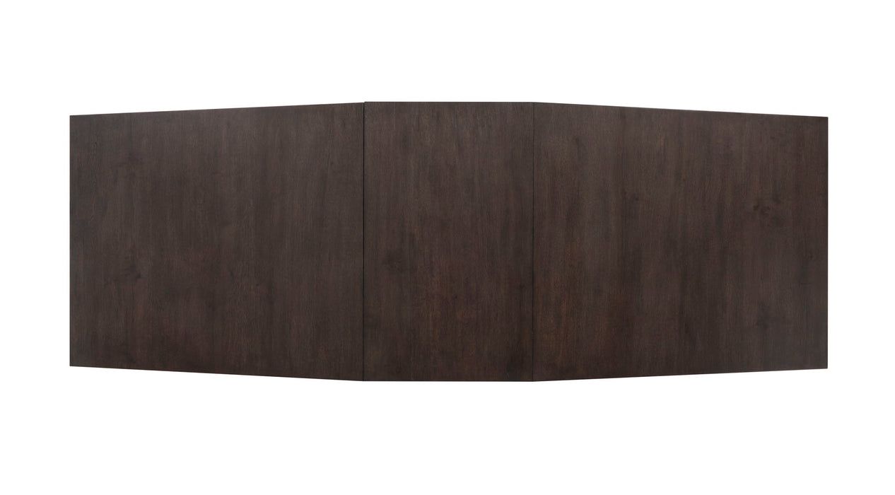 Tauren - Extendable Double Pedestal Dining Table - Coffee Bean