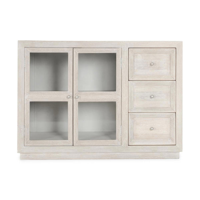 Isha - 3 Drawers 2 Door Cabinet - Creamwood