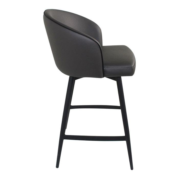 Webber - Swivel Counter Stool - Charcoal