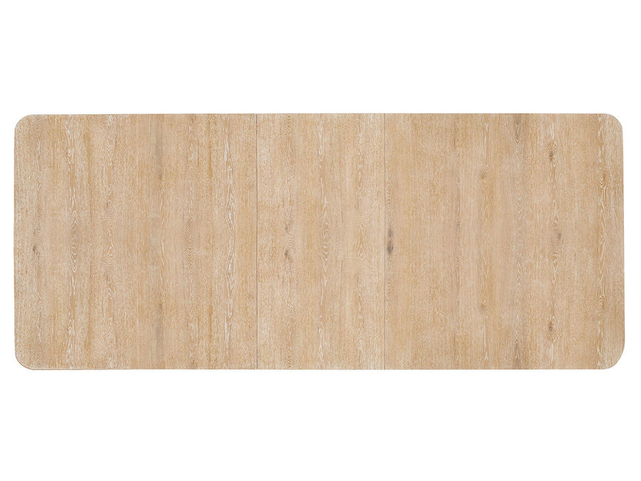 Somerset - Trestle Dining Table - Butternut and Omari Natural