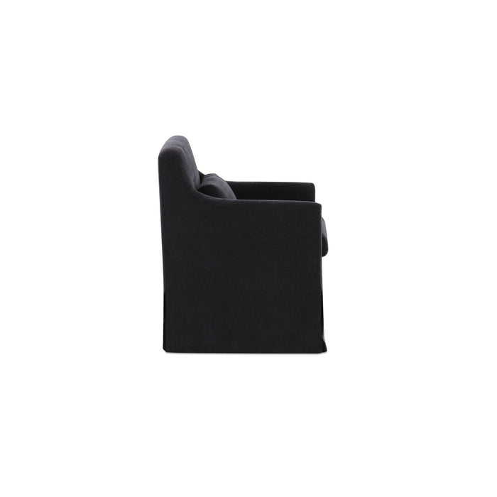 Lydia - Slipcover Dining Chair - Black