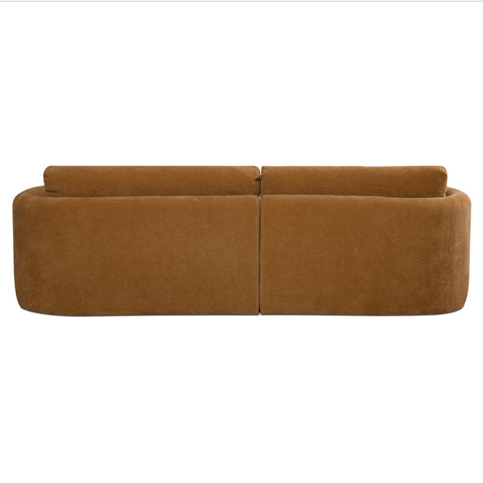 Emmy - Sectional Left - Ginger / Brown