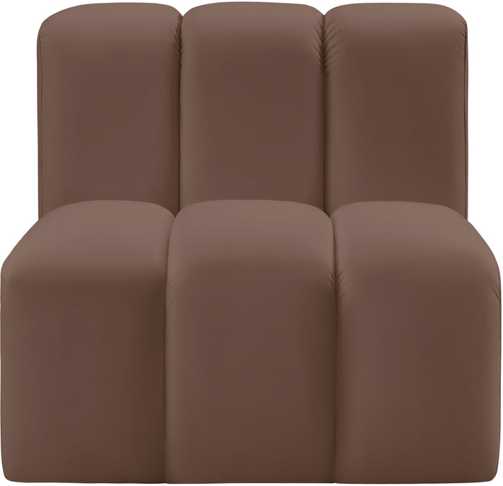 Arc - Faux Leather Straight Chair