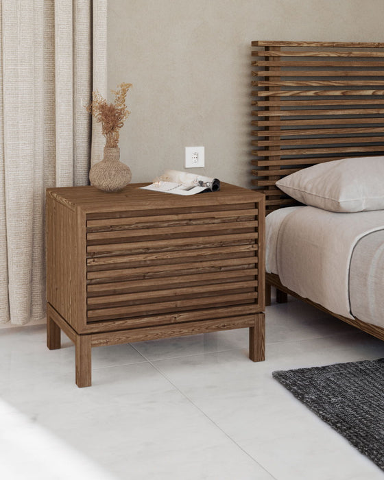 Tanner 2 Drw Nightstand - Roux