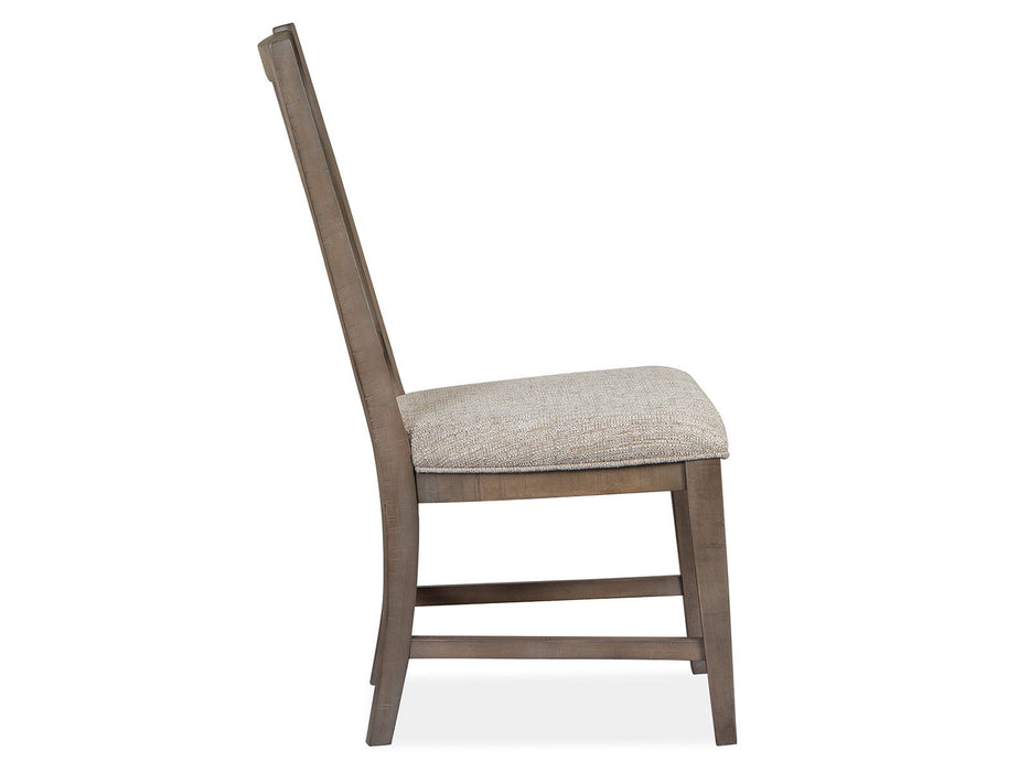 Paxton Place - Dining Side Chair With Upholstered Seat (Set of 2) - Dovetail Gray