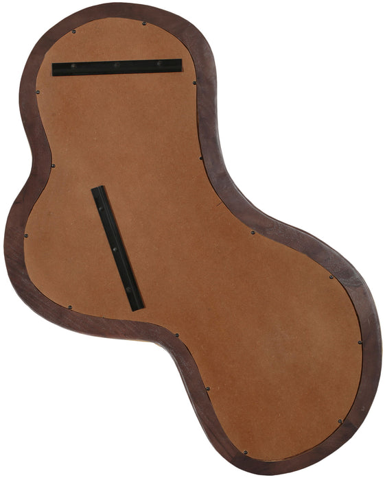 Oblique - Mirror - Wood
