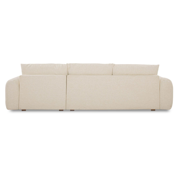 Berga - Sectional Right Stationary Sofa - White