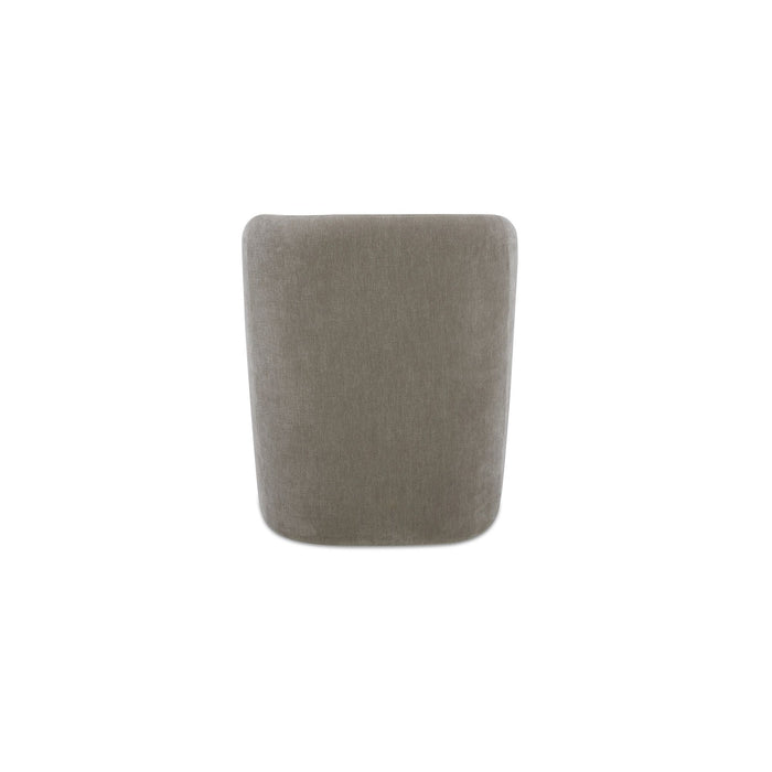 Sandy - Rolling Dining Chair - Taupe / Tan