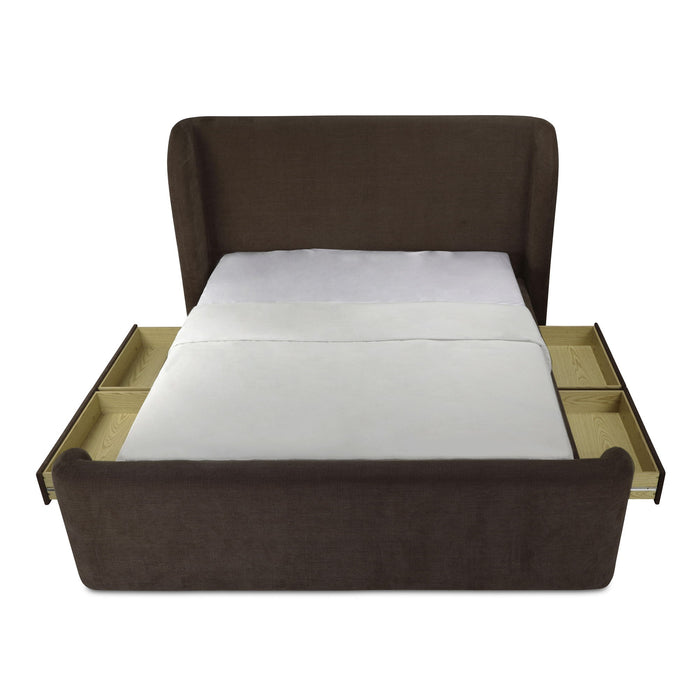 Sophia - Queen Bed - Brown