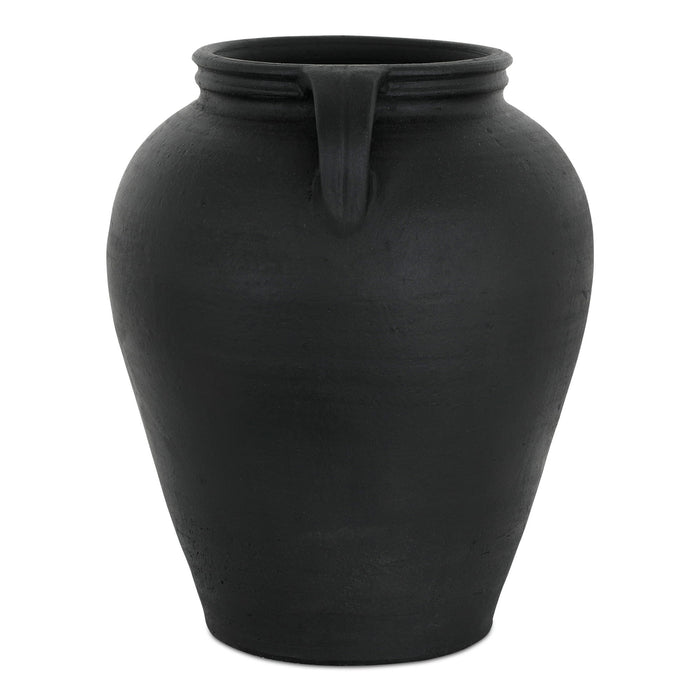 Jovi - Terracotta Vase - Black