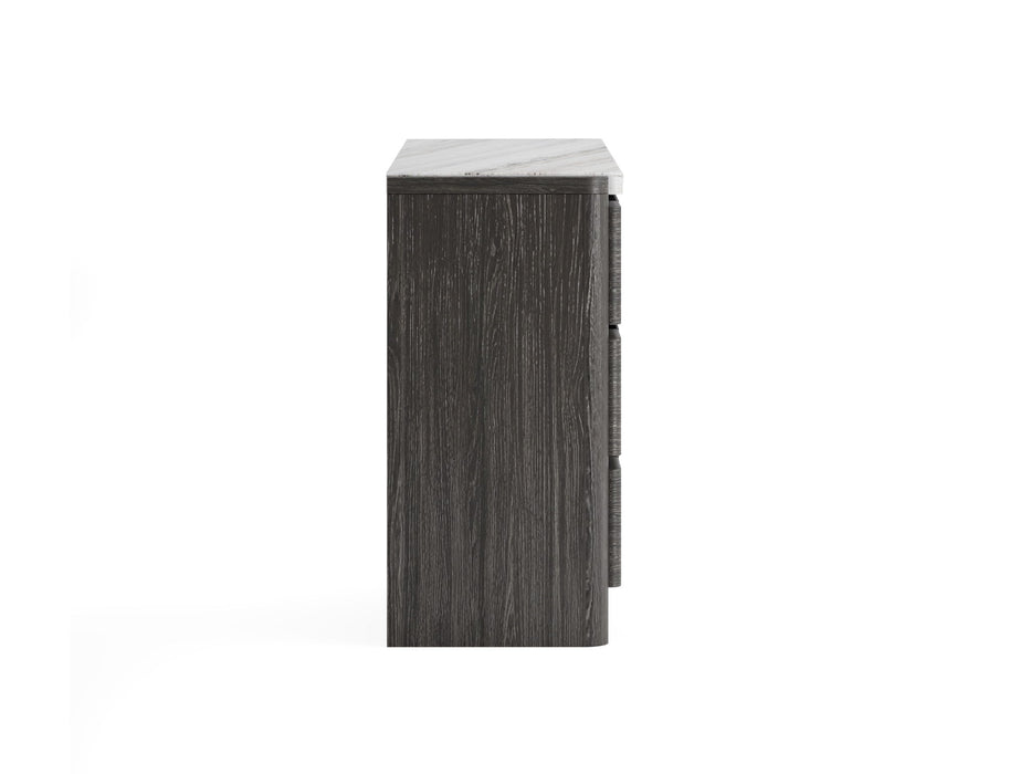 Keaton - Double Drawer Dresser - Black