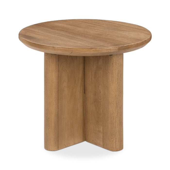 Montengo - Round End Table - Natural Maple