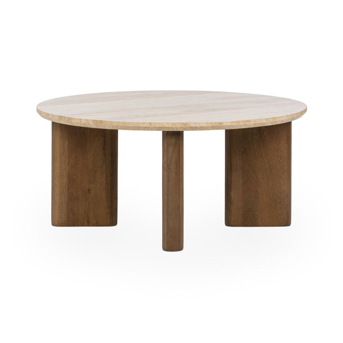 Idella - Travertine Round Table