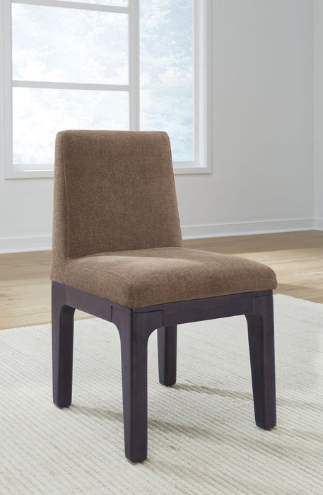 Zamba Wd/Uph Dn Chair - Pnppl