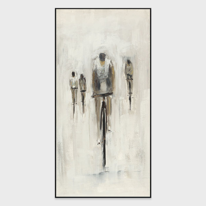 Cyclist - Painting Art by Buddy Whitlock