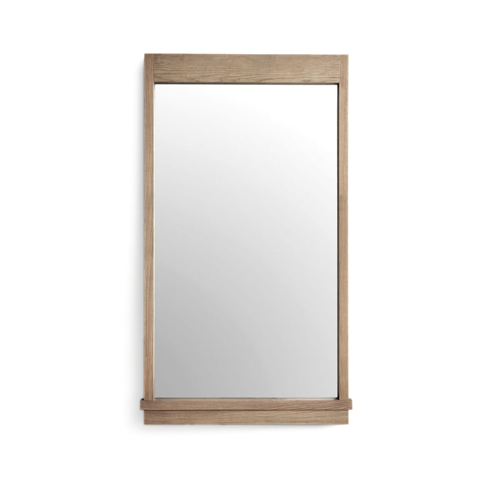 Aimee - Solid Brushed Wooden Ash Mirror - Natural