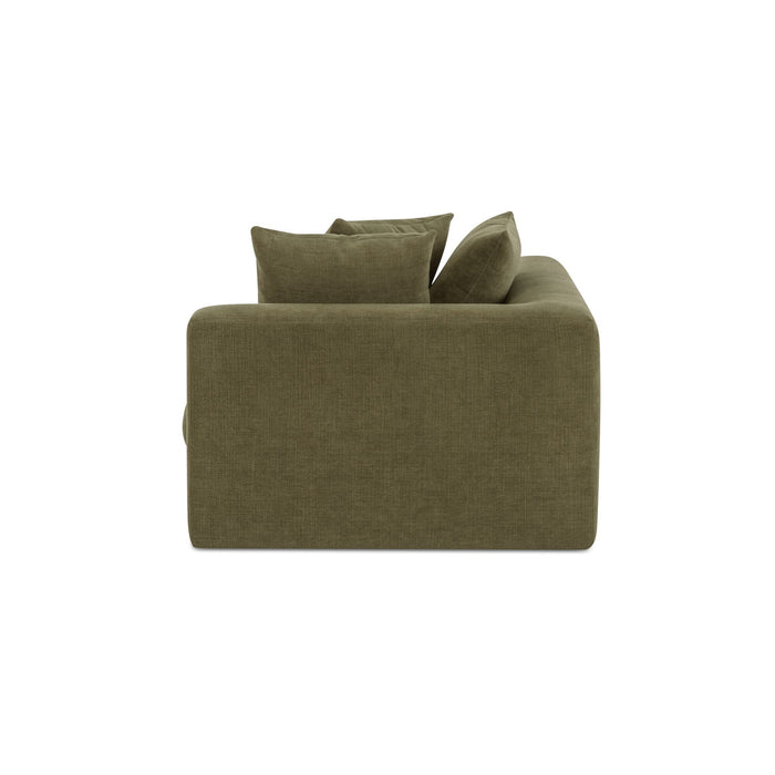 Davie - Right Arm Facing Chair - Olive Green