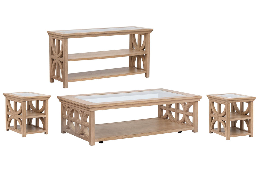 Coventry - Rectangular Shelf Cocktail Table Set